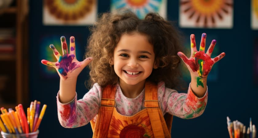 Tiny Picasso’s Adventures in Kindergarten Artistry